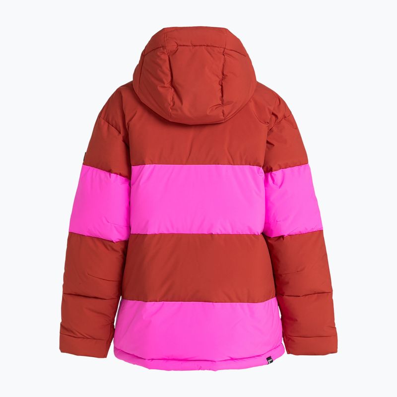 Women's snowboard jacket ROXY X Rowley Block Puffer burnt henna 8