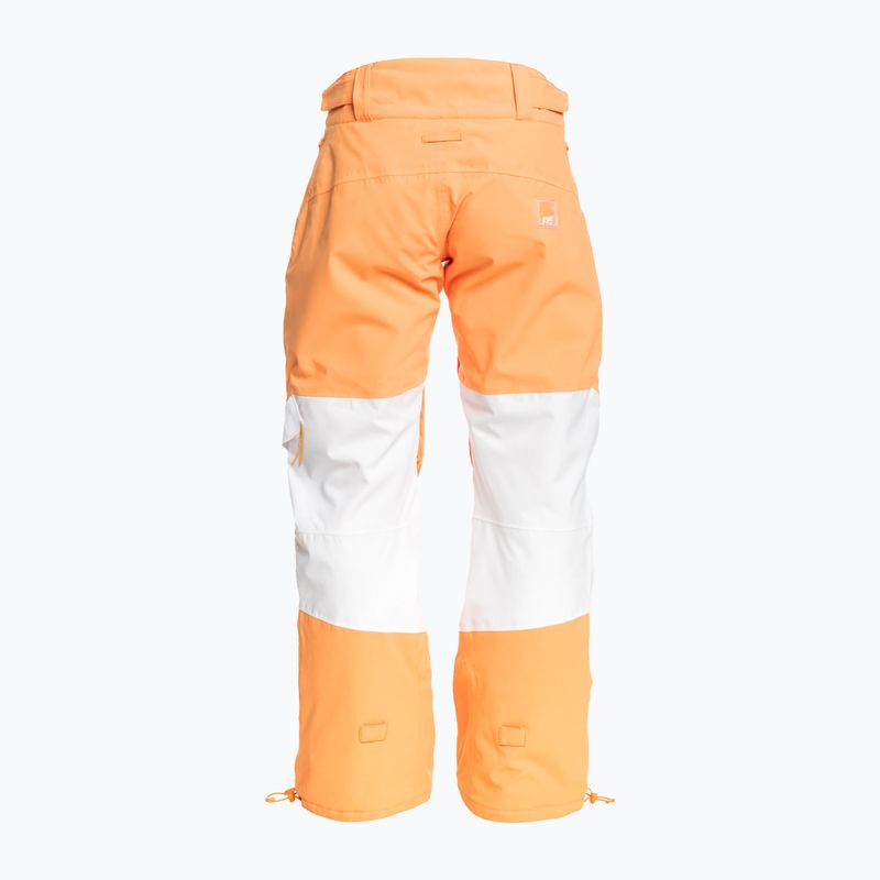 Women's snowboard trousers ROXY Chloe Kim Woodrose mock orange 10