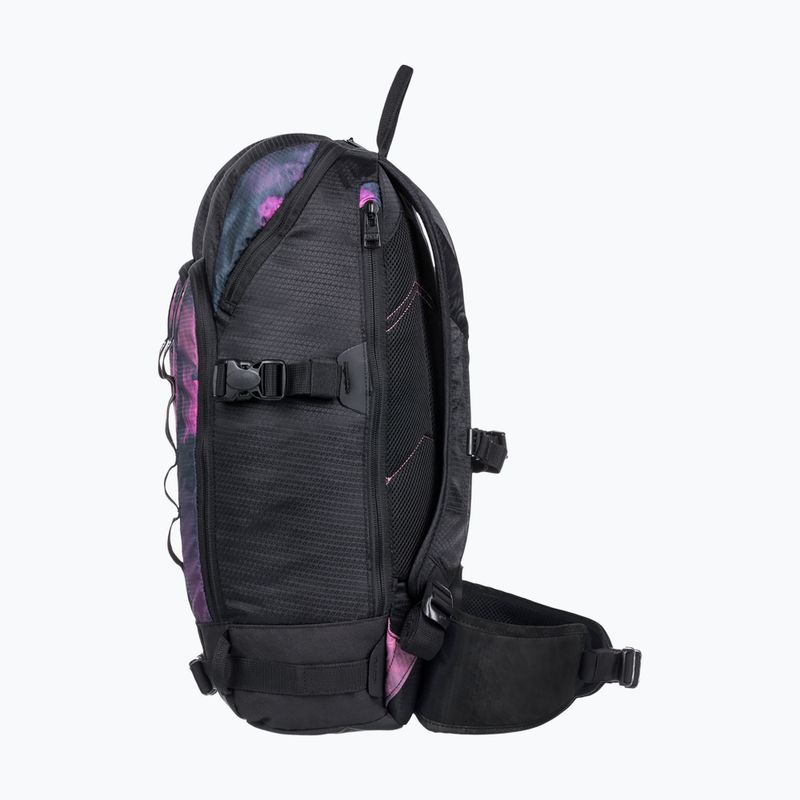 Women's ROXY Tribute 23 l true black pansy snowboard backpack 5