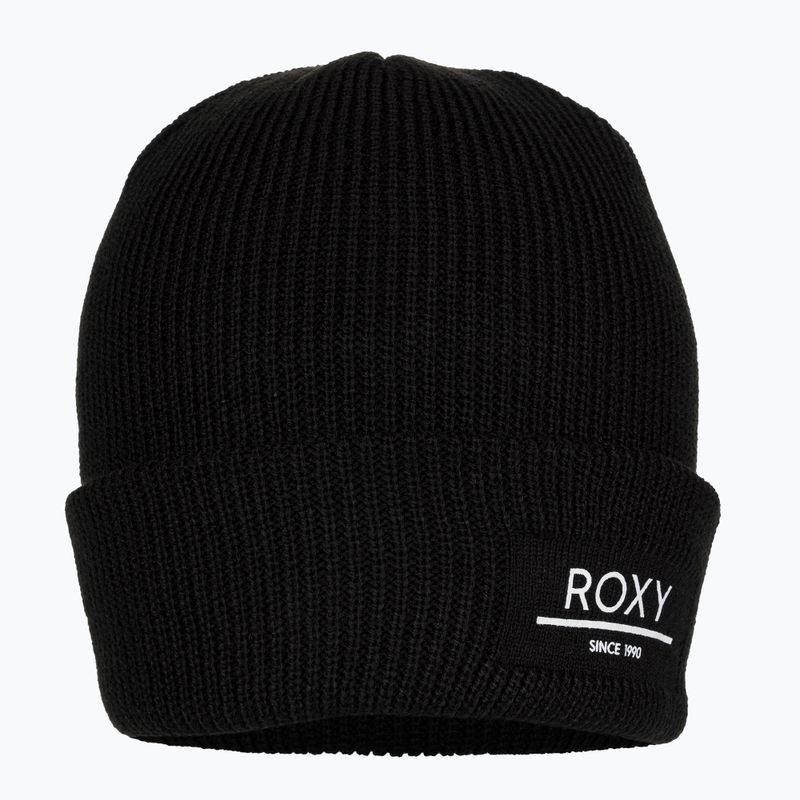 Women's snowboard cap ROXY Folker Beanie true black 2