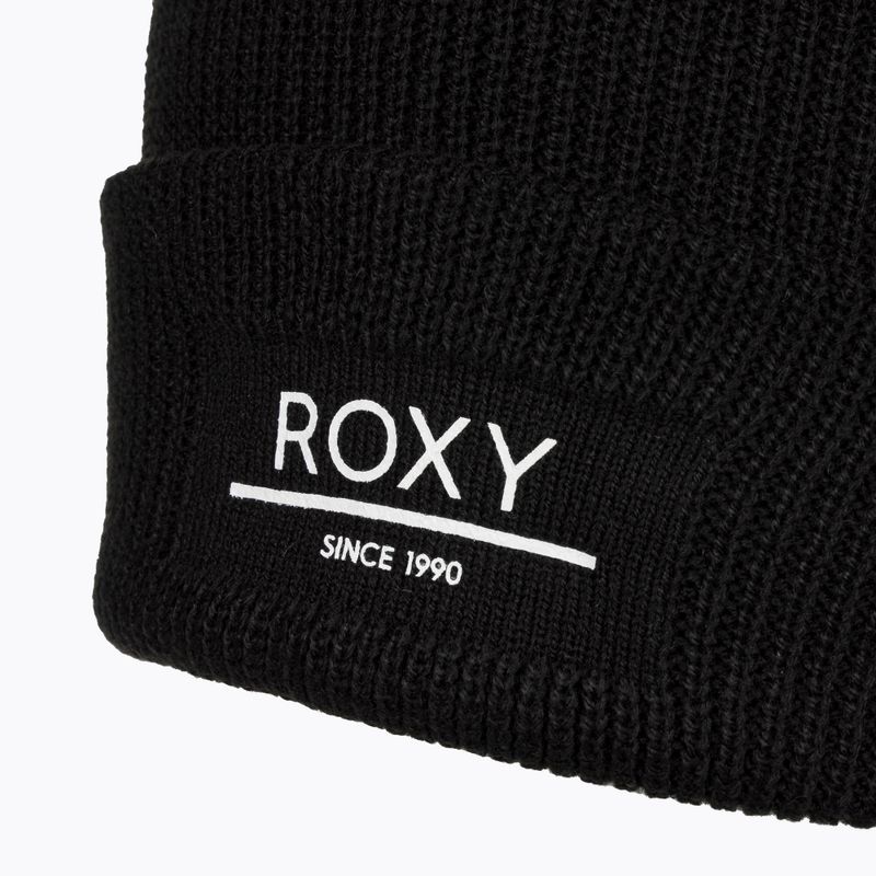 Women's snowboard cap ROXY Folker Beanie true black 4