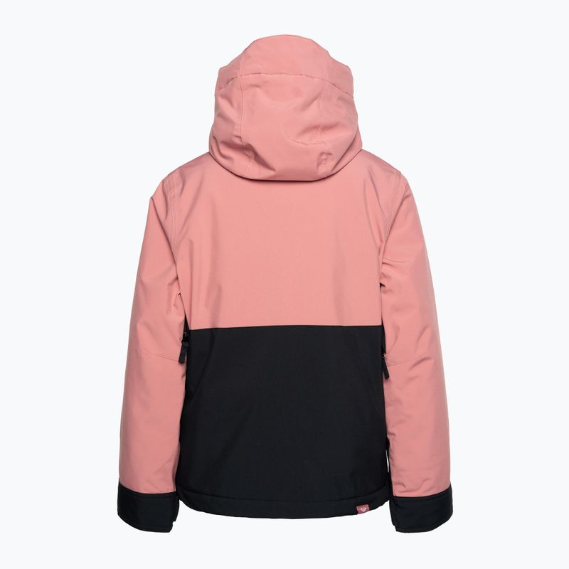 Children's snowboard jacket ROXY Shelter Girl dusty rose 5