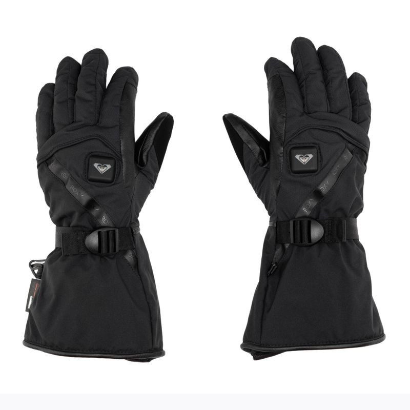 Women's snowboard gloves ROXY Sierra Warmlink true black 3