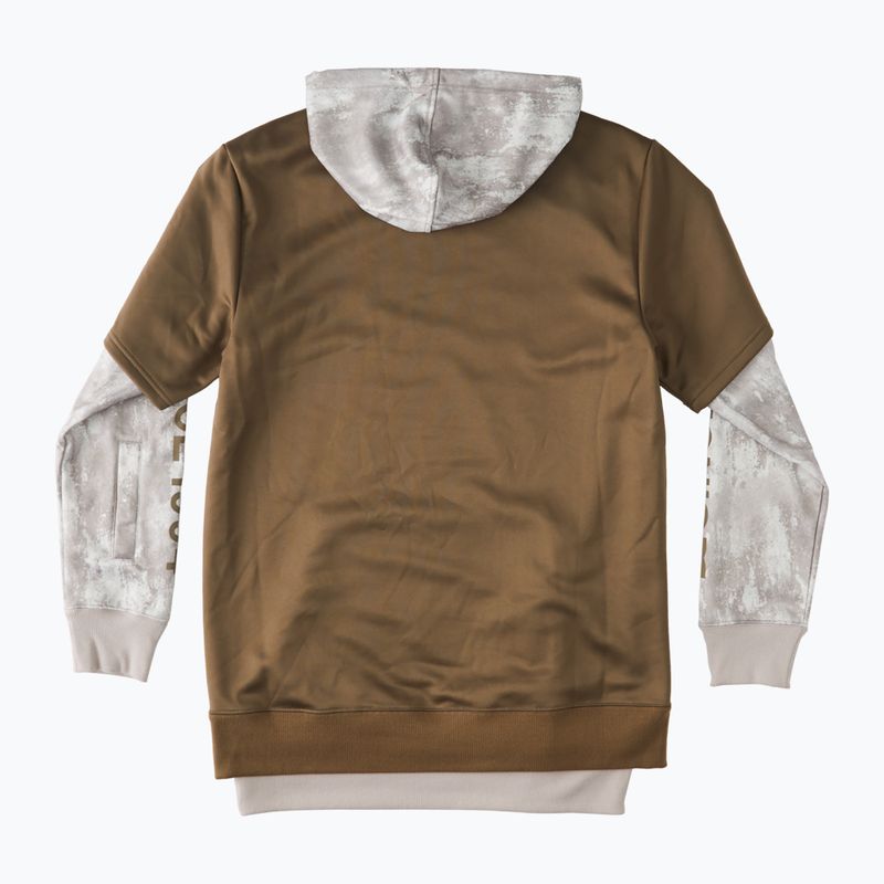 Men's DC Dryden sand stone snowboard sweatshirt 9