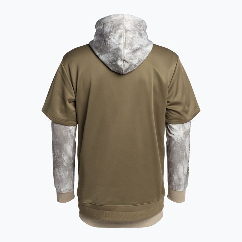 Men's DC Dryden sand stone snowboard sweatshirt 7