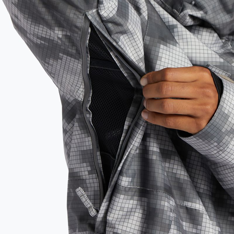 Men's DC Basis Print Cloud Cover Snowboard Jacket 4