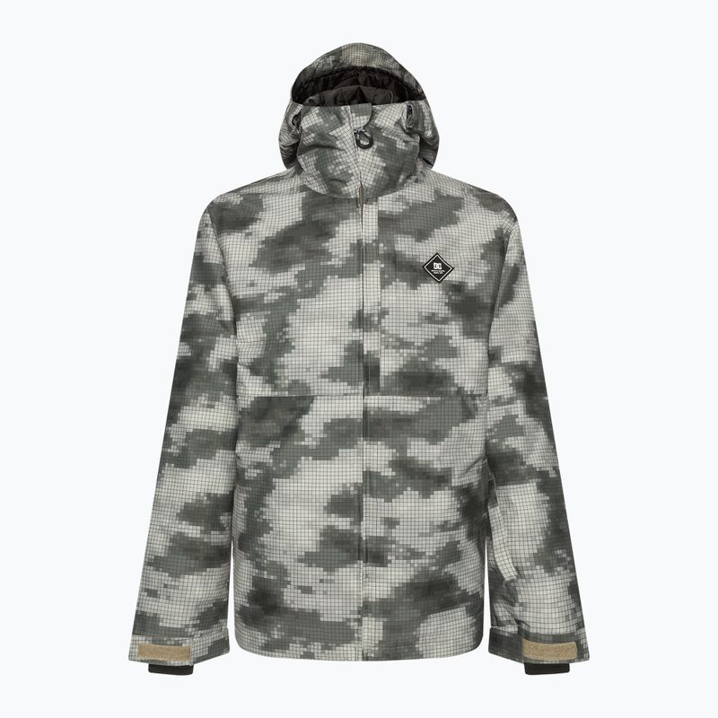 Men's DC Basis Print Cloud Cover Snowboard Jacket 9