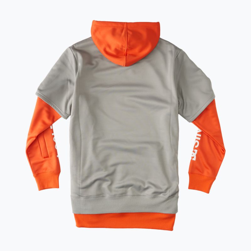 DC Dryden orange men's snowboard sweatshirt 8