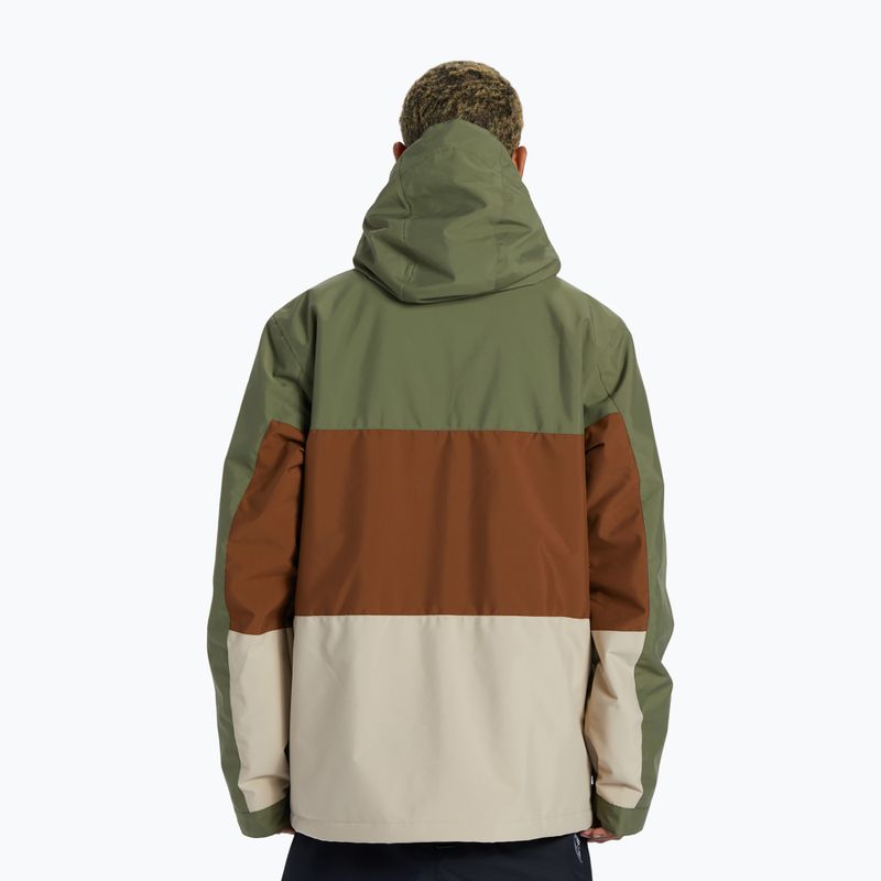 Men's DC Defy four leaf clover snowboard jacket 2
