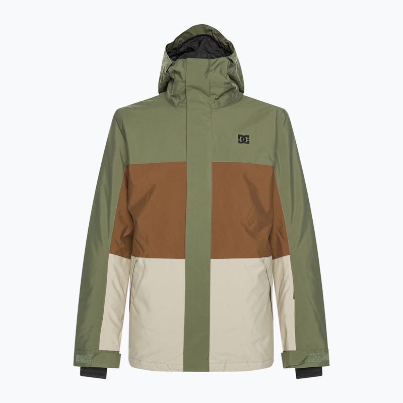 Men's DC Defy four leaf clover snowboard jacket 8