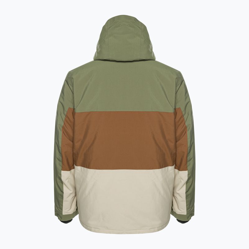 Men's DC Defy four leaf clover snowboard jacket 9