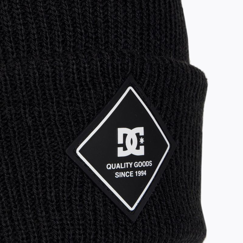 Men's winter beanie DC Label black 4