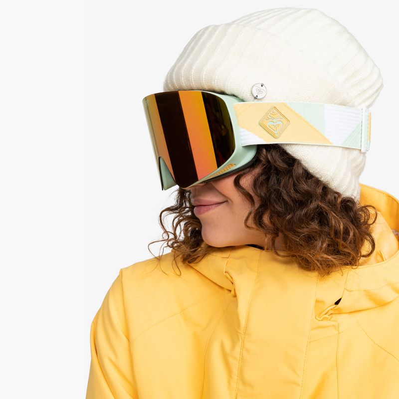 Women's ROXY Fellin Roxy Life snowboard goggles roxy life/clux pink 10