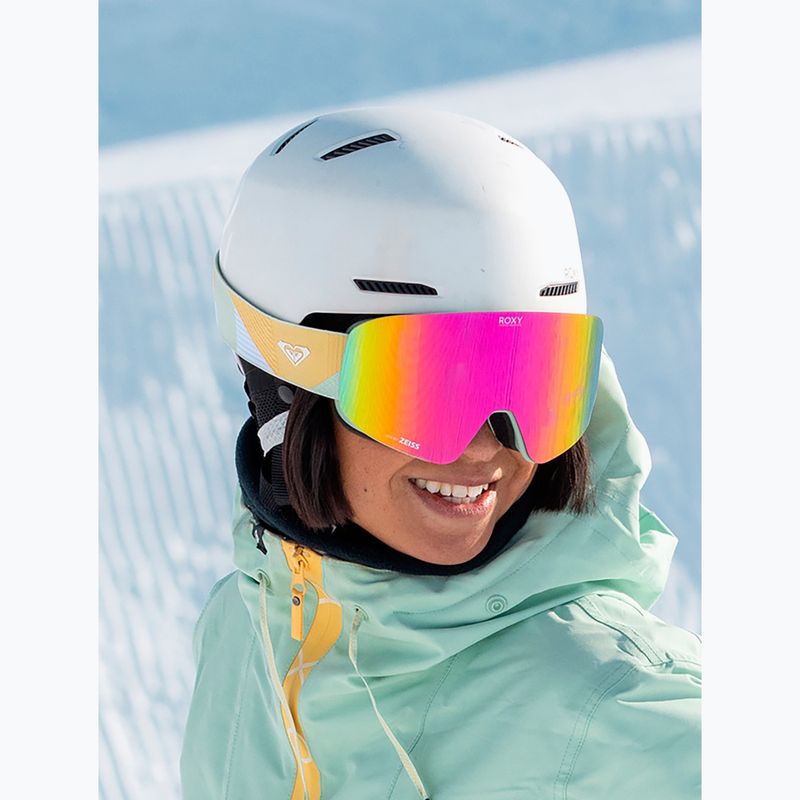 Women's ROXY Fellin Roxy Life snowboard goggles roxy life/clux pink 12