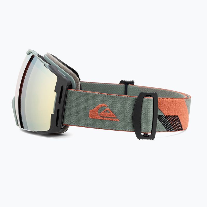 Quiksilver Discovery laurel wreath/gold snowboard goggles 4