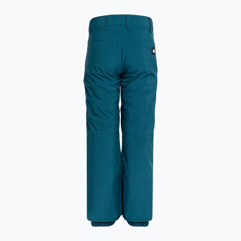 Quiksilver Estate Youth majolica blue children's snowboard trousers 8