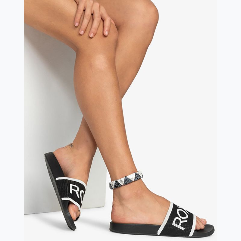 Women's flip-flops ROXY Slippy Knit black 5