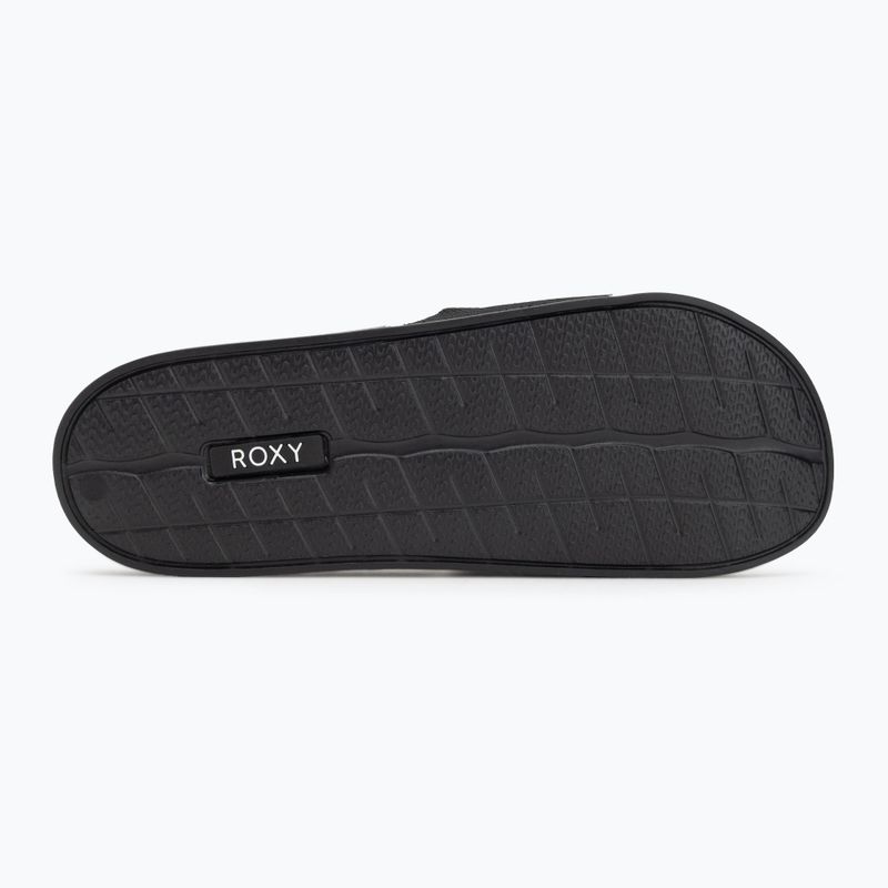 Women's flip-flops ROXY Slippy Knit black 4