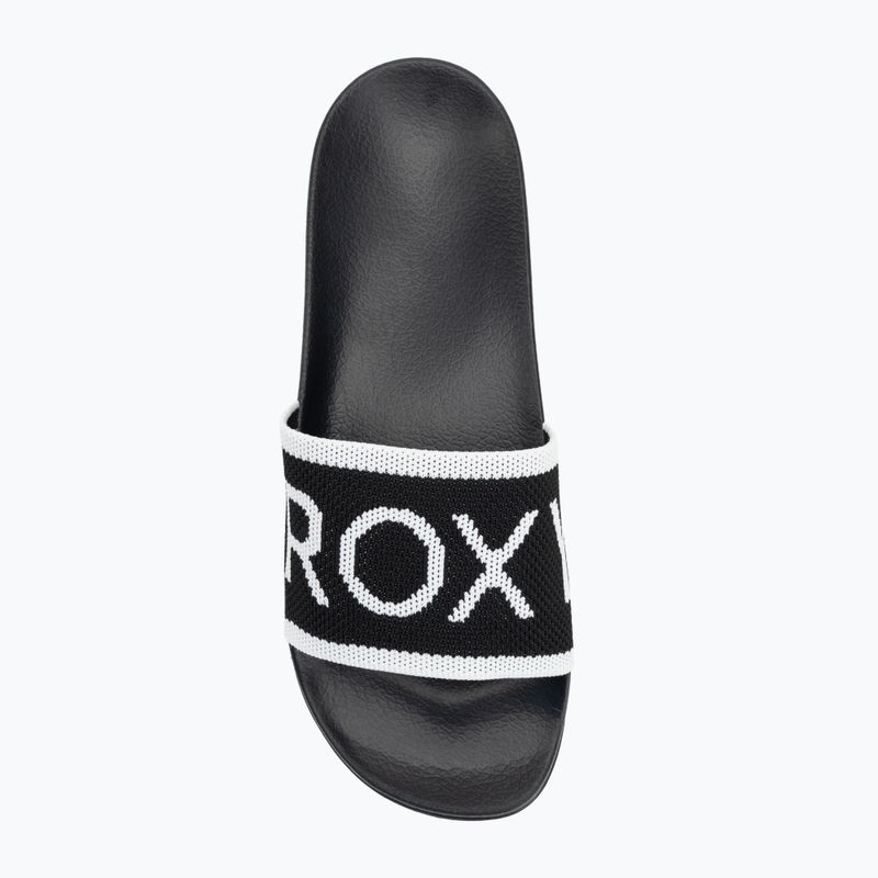 Women's flip-flops ROXY Slippy Knit black 5