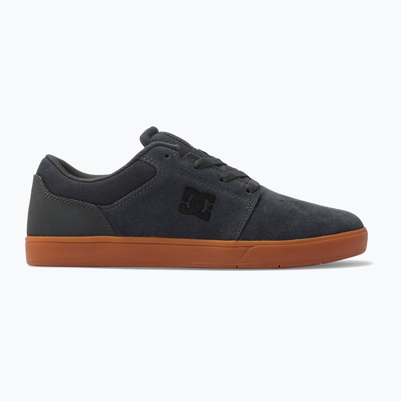 DC Crisis 2 grey/gum men's shoes 7