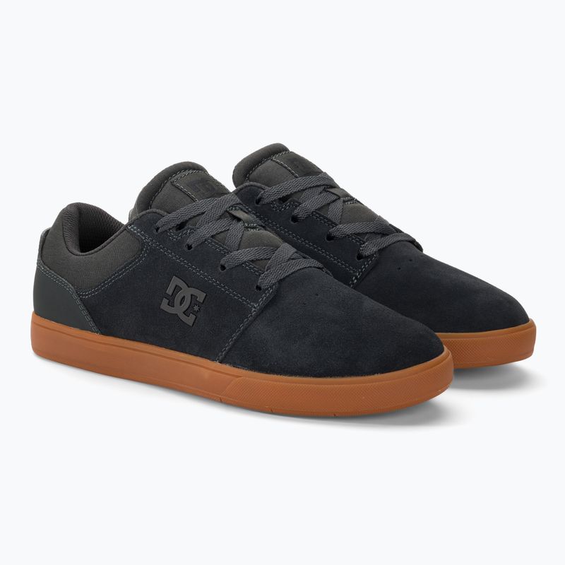 DC Crisis 2 grey/gum men's shoes 4