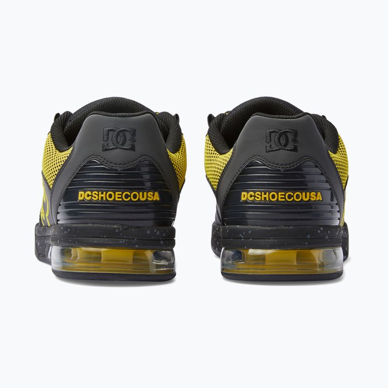 DC Versatile Le black/yellow men's shoes 10
