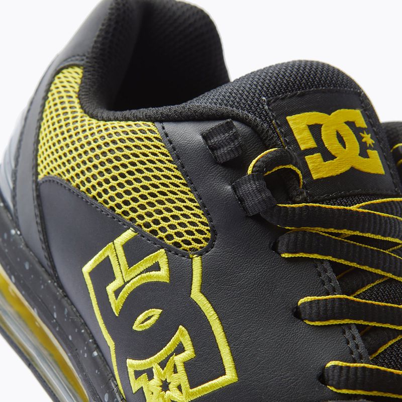 DC Versatile Le black/yellow men's shoes 11