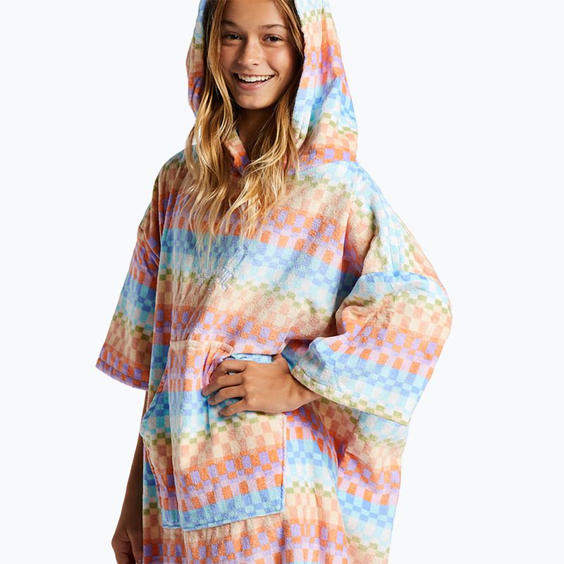 Billabong Hooded mint chip children's poncho 4