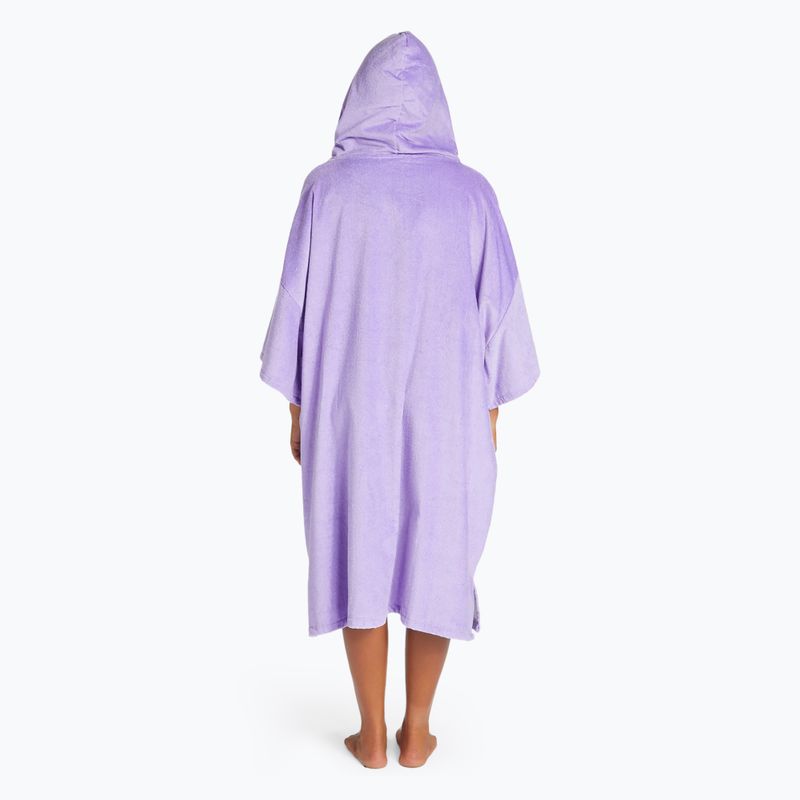 Women's Billabong Hooded lilac breeze poncho 3