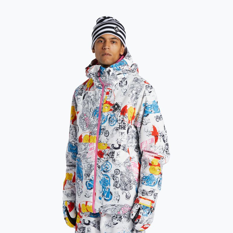Men's DC AW Basis saints and sinners snowboard jacket 3