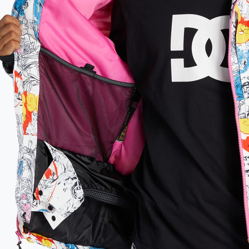 Men's DC AW Basis saints and sinners snowboard jacket 8