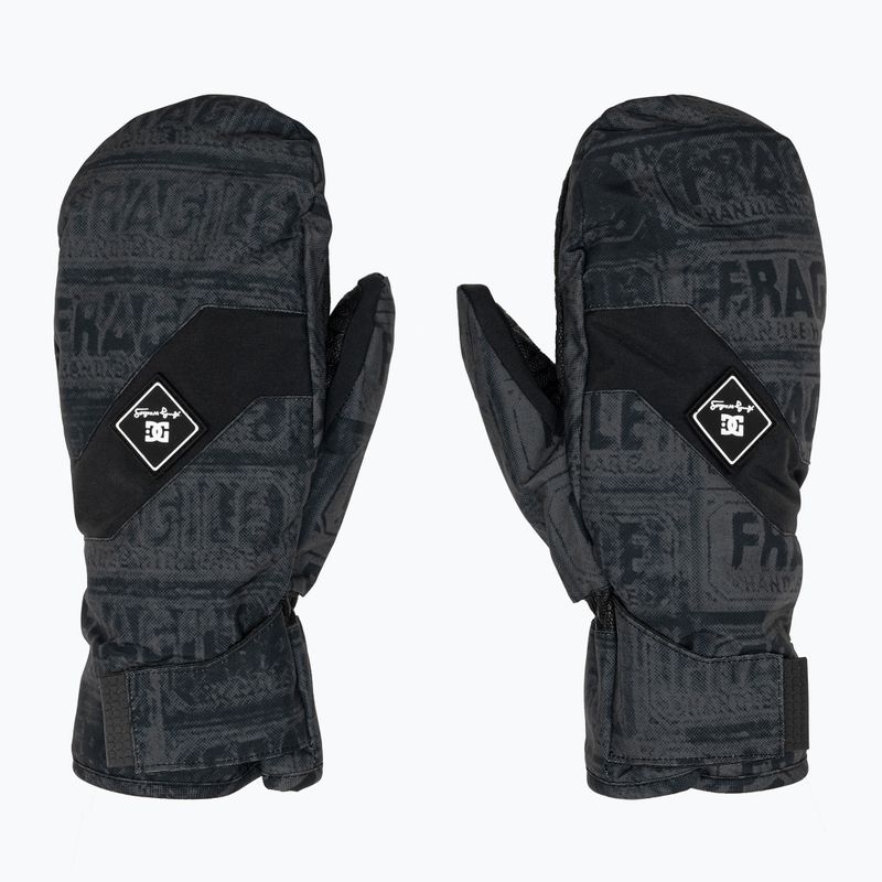 Men's snowboard gloves DC AW Franchise Mitten black fragile 3