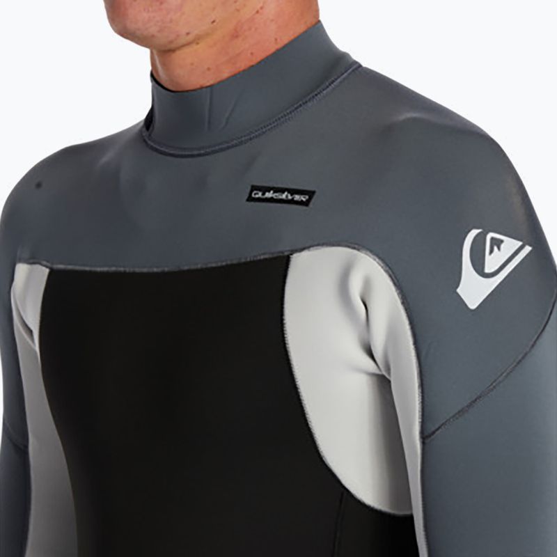 Quiksilver men's 2/2 mm Everyday Sessions BZ black/ash wetsuit 4