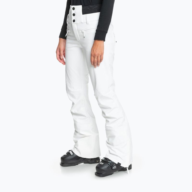 Women's snowboard trousers ROXY Rising High bright white 2