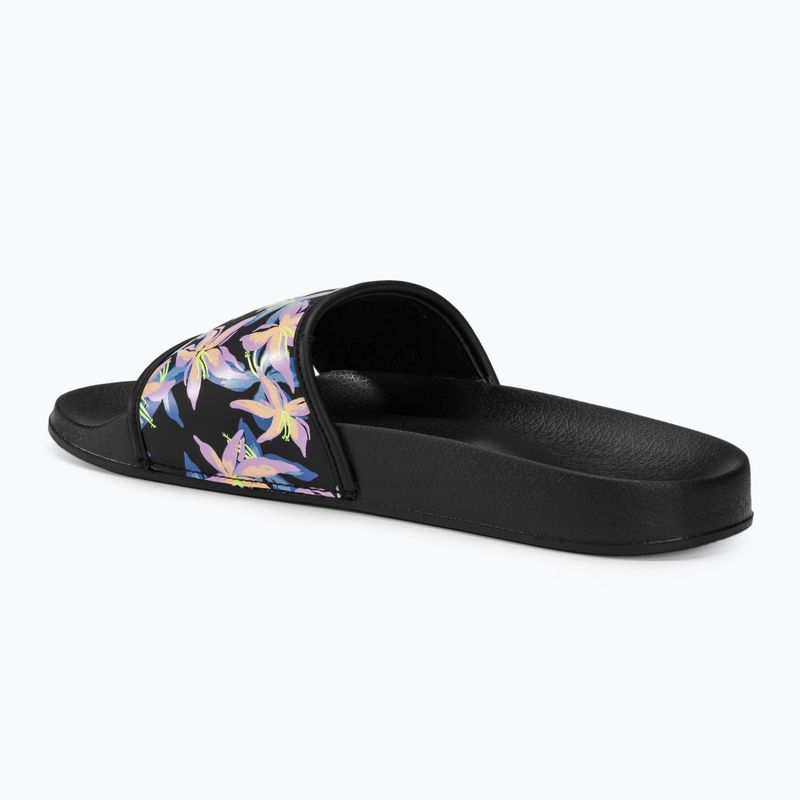 Women's ROXY Slippy IV slides black/boysenberry 3