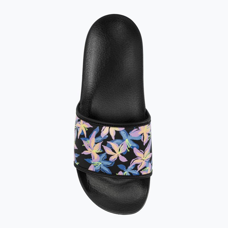 Women's ROXY Slippy IV slides black/boysenberry 5