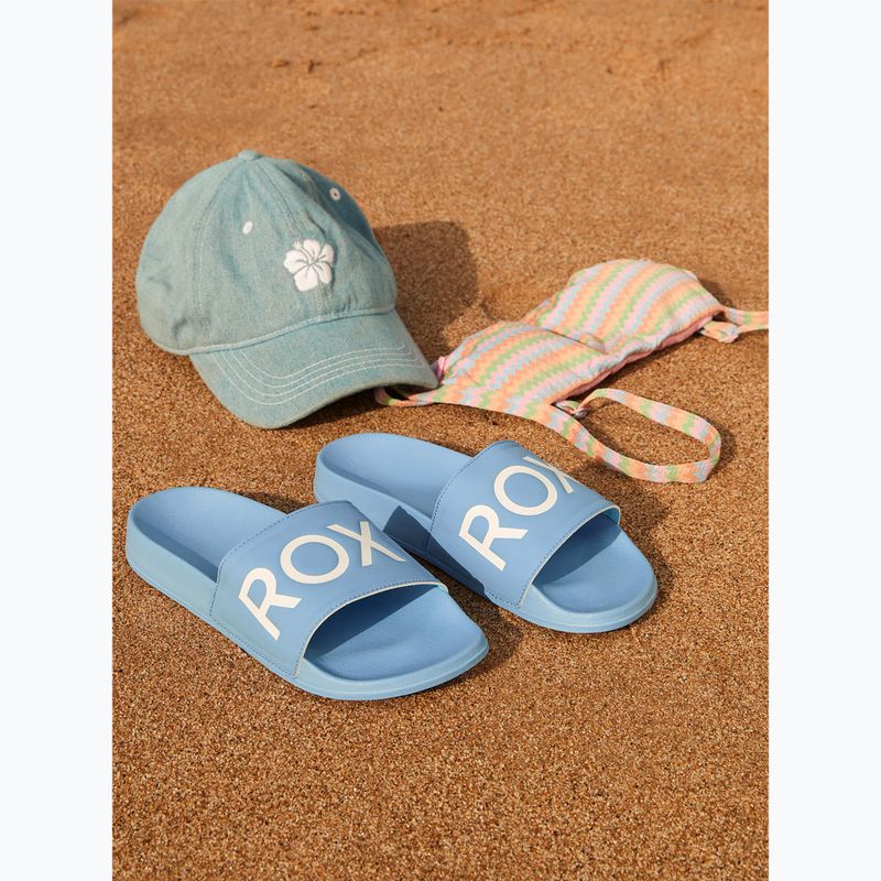 Women's slides ROXY Slippy II baha blue 10