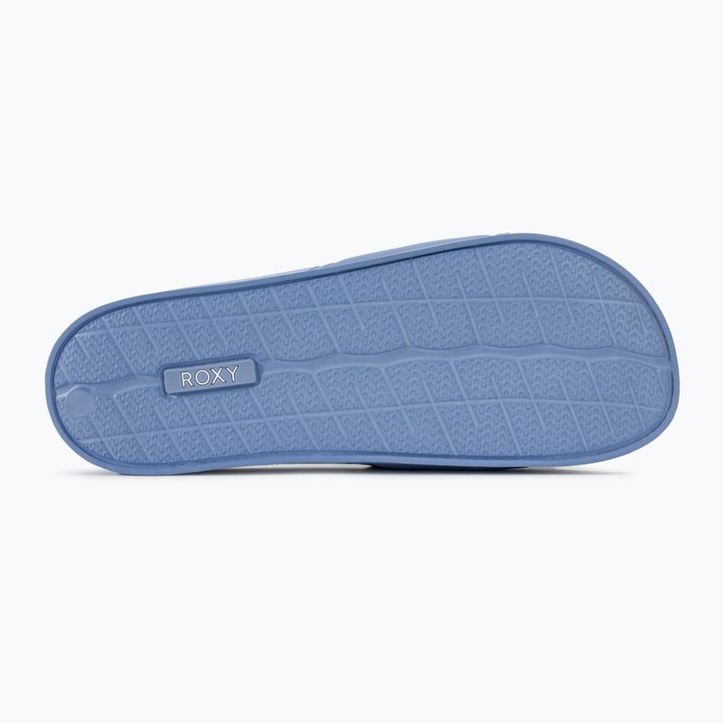 Women's slides ROXY Slippy II baha blue 4