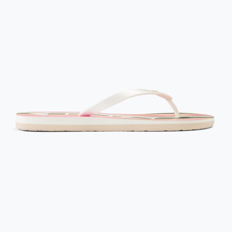 ROXY Tahiti VII women's flip flops peach cream 2