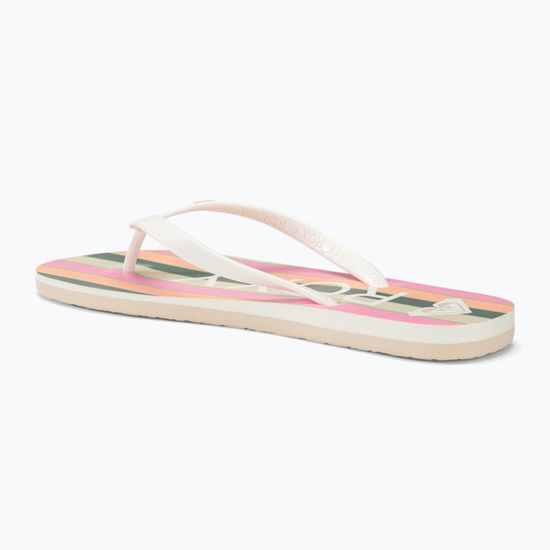 ROXY Tahiti VII women's flip flops peach cream 3