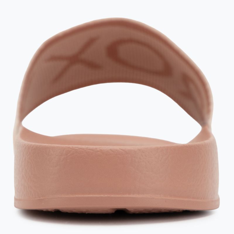 Women's ROXY Slippy Knit wheat/turkish coffee flip-flops 6