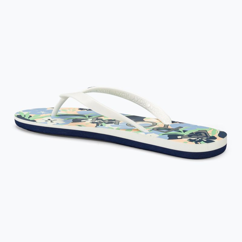 ROXY Tahiti VII soft lime/ocean women's flip flops 3