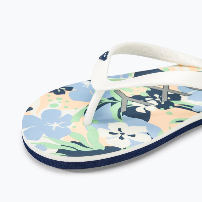 ROXY Tahiti VII soft lime/ocean women's flip flops 7