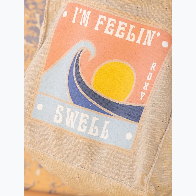 Women's ROXY Drink The Wave Tote tapioca bag 9