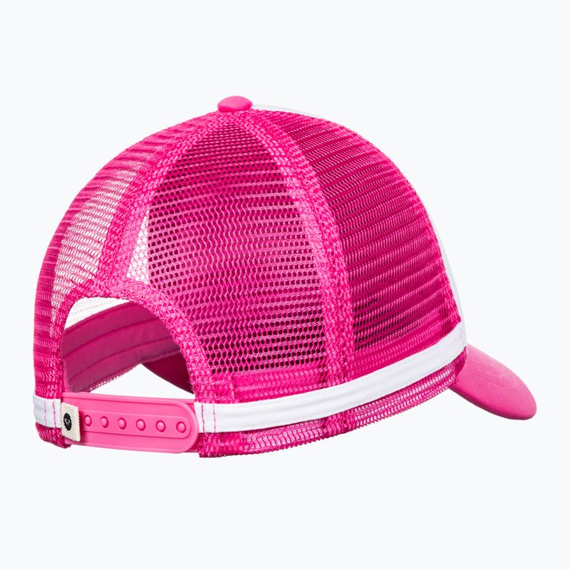 Women's ROXY Dig This shocking pink baseball cap 4