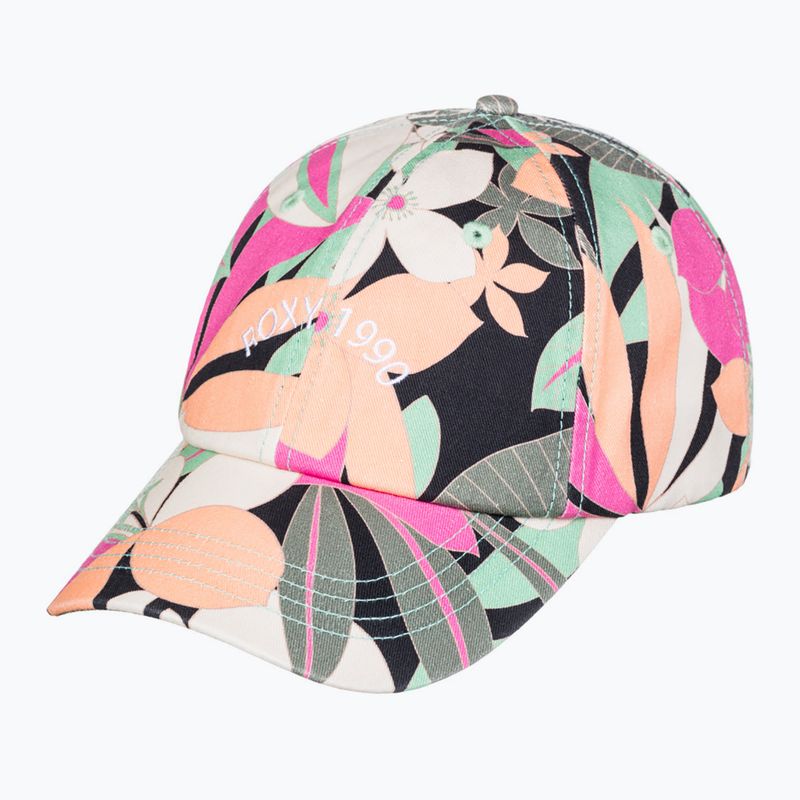 Women's ROXY Toadstool Printed anthracite palm song baseball cap