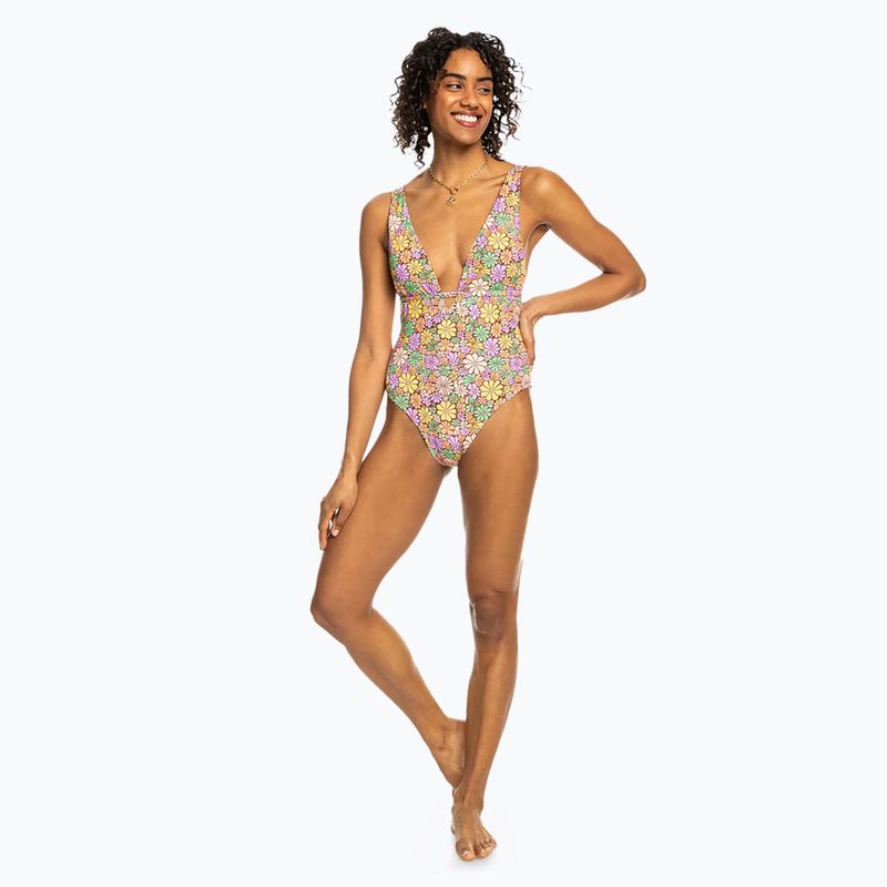 Women's one-piece swimsuit ROXY All About Sol root beer all about sol mini 3