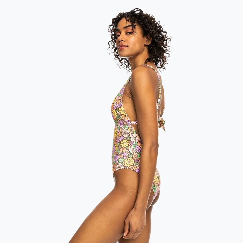 Women's one-piece swimsuit ROXY All About Sol root beer all about sol mini 5