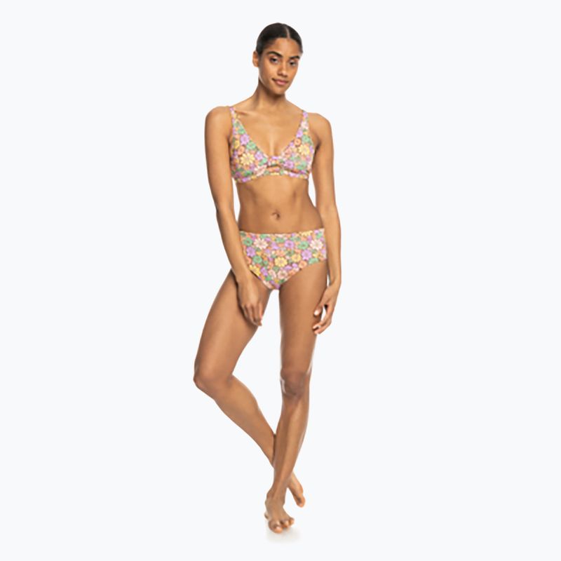 ROXY All About Sol root beer all about sol mini swimsuit top 3