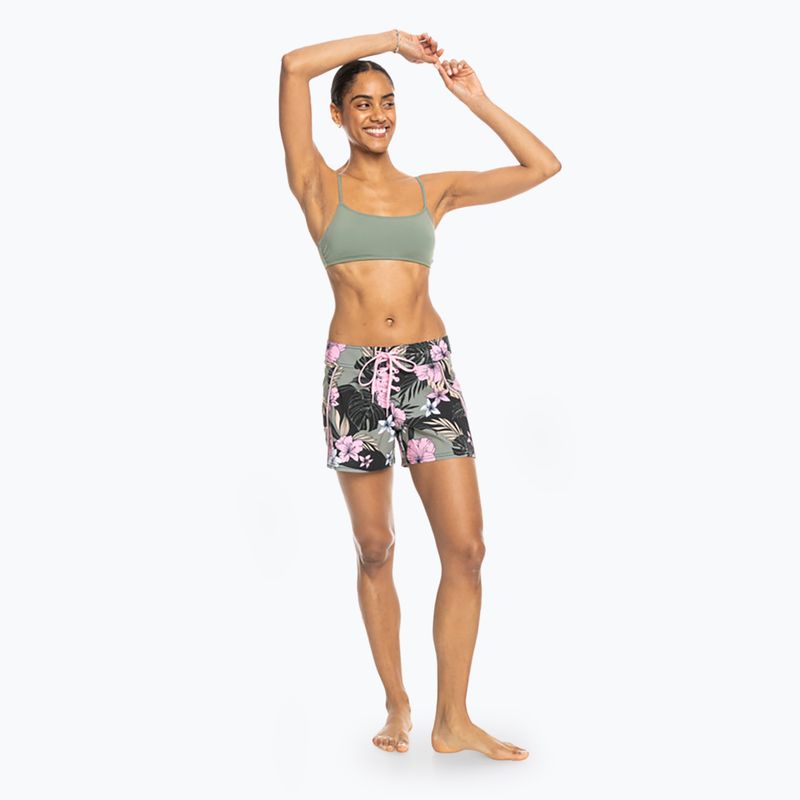 Women's swim shorts ROXY Pro The 93 Win anthracite classic pro surf 3